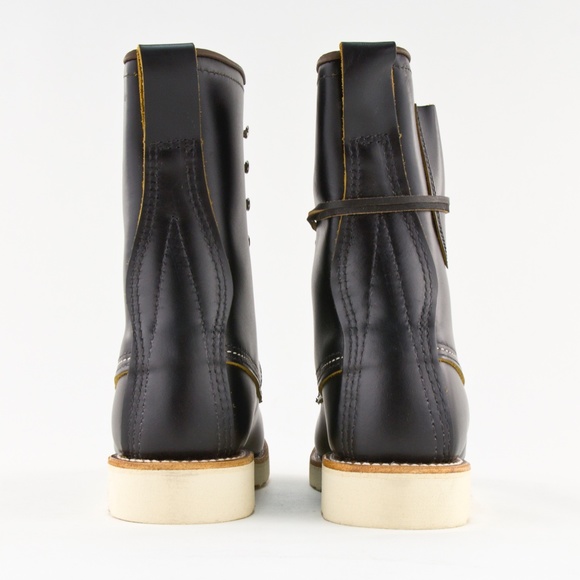 Red Wing Billy Boot 8" Moc Toe Black Klondike - Picture 3 of 8